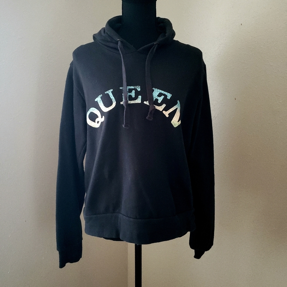 Queen The Band Hoodie Cotton On Tour '75 Jr. L Official Merch